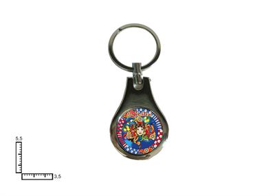 PORTACHIAVI METALLO GOCCIA PERSONALIZZABILE '87/030'