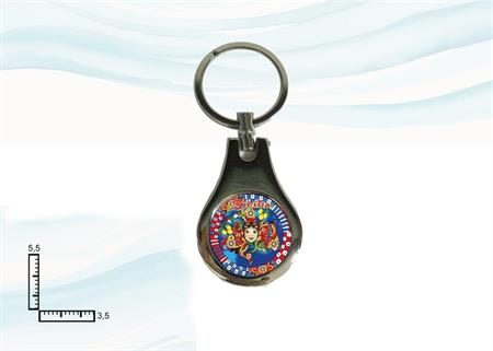 PORTACHIAVI METALLO GOCCIA SICILIA'87/030'