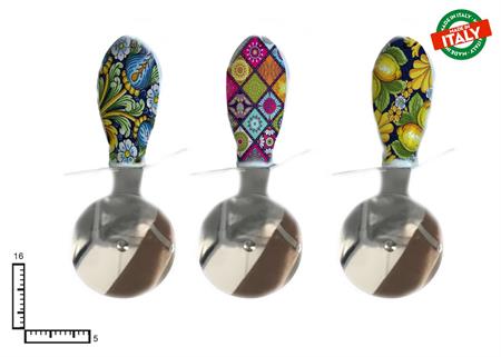 TAGLIAPIZZA METALLO CERAMICA PERSONALIZZABILE