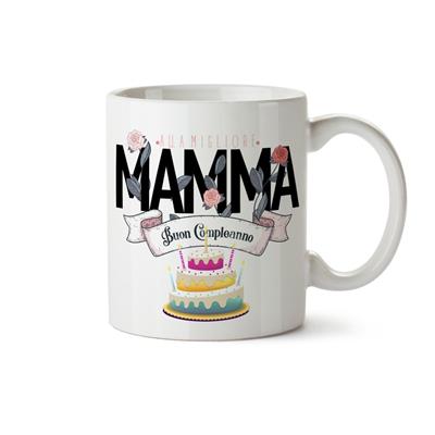MUG CIL SUBLIMAZIONE BIANCO BUON COMPLEANNO MAMMA