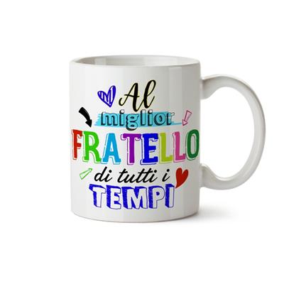 MUG CIL SUBLIMAZIONE BIANCO AL MIGLIOR FRATELLO
