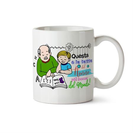 MUG CIL SUBLIMAZIONE BIANCO ...NONNO PIU' BUONO DEL MONDO!