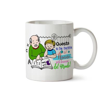 MUG CIL SUBLIMAZIONE BIANCO ...NONNO PIU' BUONO DEL MONDO!