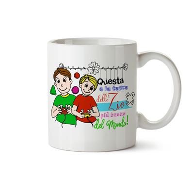 MUG CIL SUBLIMAZIONE BIANCO ...ZIO PIU' BUONO DEL MONDO!
