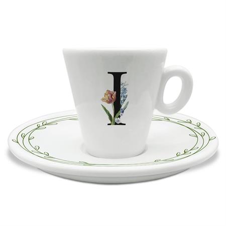 TAZZINA C/PIATTINO CAFFE' INIZIALI I
