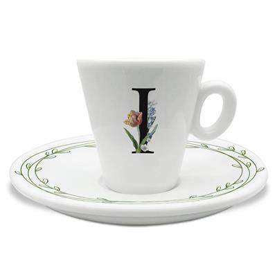 TAZZINA C/PIATTINO CAFFE' INIZIALI I