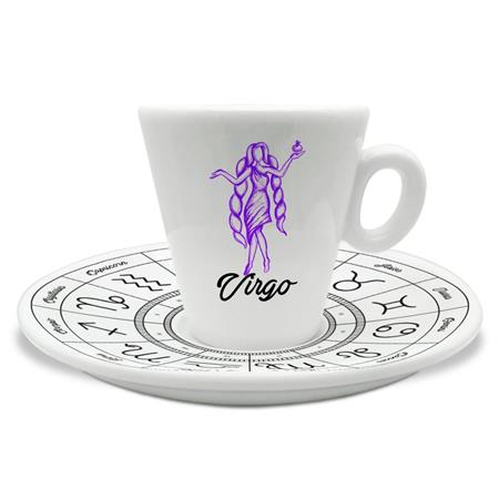 TAZZINA C/PIATTINO CAFFE' ZODIACO VERGINE