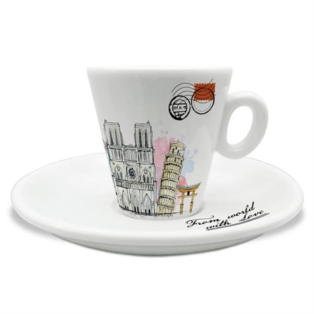TAZZINA C/PIATTINO CAFFE' GROUP.MONUMENTI