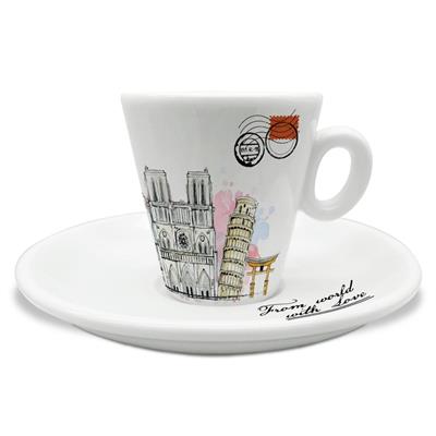 TAZZINA C/PIATTINO CAFFE' GROUP.MONUMENTI