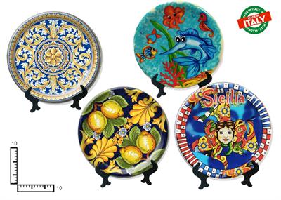 PIATTO CERAMICA CM10 PERSONALIZZABILE