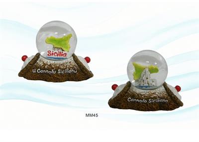 BOLLA B/RESINA MD08 45MM CANNOLO SICILIA
