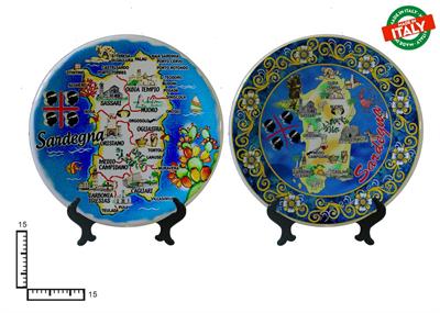 PIATTO CERAMICA CM15 PERSONALIZZABILE